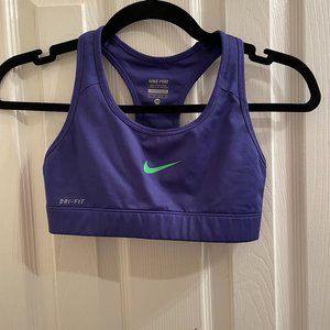 Blue Nike Sports Bra